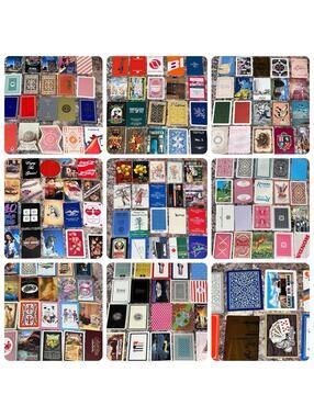 Mixed Lot 190 Vintage And Antique Swap Playing Cards Collectible READ